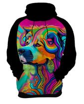 Moletom Casaco Rave Cachorro Psicodélico Good Vibe Psicose 4 Moletom Casaco Rave Cachorro Psicodélico Good Vibe Psicose 4