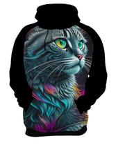 Moletom Casaco Rave Gato Psicodélico Good Vibe Psicodelia 2 Moletom Casaco Rave Gato Psicodélico Good Vibe Psicodelia 2