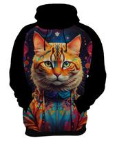 Moletom Casaco Rave Gato Psicodélico Good Vibe Psicodelia 5 Moletom Casaco Rave Gato Psicodélico Good Vibe Psicodelia 5