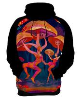 Moletom Casaco Rave Jardim Psicodélico Good Vibe Cogumelo 1 Moletom Casaco Rave Jardim Psicodélico Good Vibe Cogumelo 1