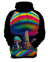 Moletom Casaco Rave Jardim Psicodélico Good Vibe Cogumelo 3 Moletom Casaco Rave Jardim Psicodélico Good Vibe Cogumelo 3