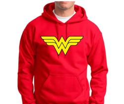 Moletom Casaco Unissex Flanelado Mulher Maravilha