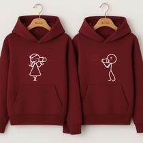 Moletom Casal Telefona Sem Fio Blusa De Frio Casaco Agasalho Fofo Namorados Moletom Casal Telefona Sem Fio Blusa De Frio Casaco Agasalho Fofo Namorados