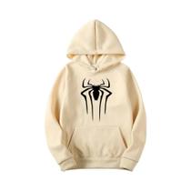 Moletom Casual Com Estampa De Aranha Em Cores Sólidas Para Homens E Mulheres Moda 2024