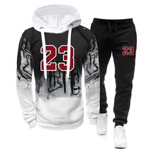 Moletom Casual Masculino Com Capuz, Confortável Para Outono E Inverno, Calças De Esporte Para Uso