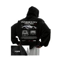 Moletom Casual Masculino Com Estampa De Alfabeto, Estilo Streetwear Haikyuu 22ss, Suéter De Uma Peça