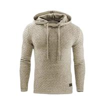 Moletom Casual Oversize Unissex Com Zíper Em Cores Sólidas Para Homens E Mulheres