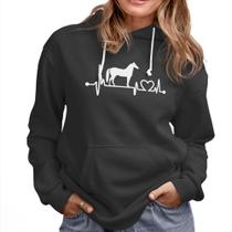 Moletom CAVALO COUNTRY Blusa de Frio Cowboy