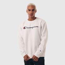Moletom champion athletic crewneck script logo ink Moletom champion athletic crewneck script logo ink