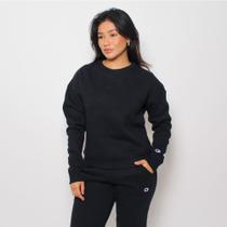 Moletom champion athletic feminino script logo ink