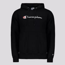 Moletom Champion Cang Superfleece Script Preto