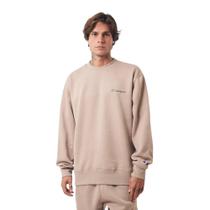 Moletom Champion Crewneck Athletic Mini Script Dark Caqui Moletom Champion Crewneck Athletic Mini Script Dark Caqui