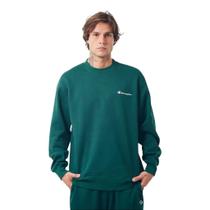 Moletom Champion Crewneck Athletic Verde Escuro