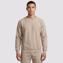 Moletom Champion Crewnek Athletic Logo Bege