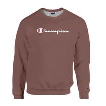 Moletom Champion Felpado Gola Careca Logo Script Ink Leather