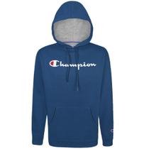 champion white logo moletom com capuz