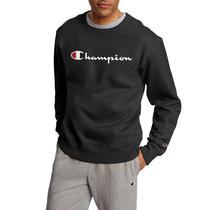 Moletom Champion Powerblend Fleece de peso médio com gola redonda