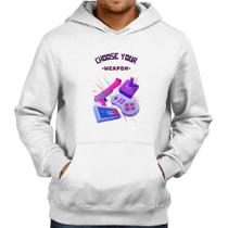 Moletom Choose your weapon - Foca na Moda
