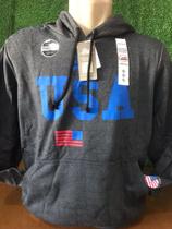 Moletom cinza masculino USA, TAM G