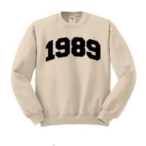 Moletom College Style 1989 Unissex Pequeno Moletom College Style 1989 Unissex Pequeno
