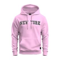 Moletom Com Bolso Capuz Estampado Unissex Confortável New York Tires
