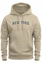 Moletom Com Bolso Capuz Estampado Unissex Confortável New York Tires