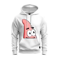 Moletom Com Bolso Capuz Estampado Unissex Confortável Patrick