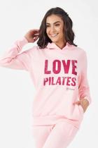 Moletom Com Bolso "Love Pilates"