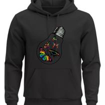 Moletom Com capus Personalizdo Lampada Borboleta