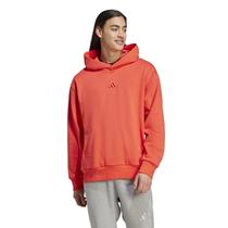 Moletom com capuz Adidas All Szn Fleece para homens vermelho brilhante - GG Moletom com capuz Adidas All Szn Fleece para homens vermelho brilhante - GG