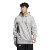 Moletom com capuz adidas Fleece Grey para homens tamanho LG Moletom com capuz adidas Fleece Grey para homens tamanho LG