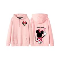 Moletom com Capuz Anime Feminino Pato Donald e Margarida - Outono/Inverno