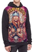 Moletom Com Capuz Bandas De Rock Guns N Roses Ref:83