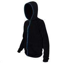 Moletom com capuz blinkee Electro Luminescent Zip Up azul tamanho XL Moletom com capuz blinkee Electro Luminescent Zip Up azul tamanho XL