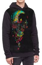 Moletom Com Capuz Caveira Full Print Ref:18