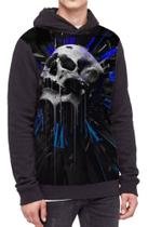 Moletom Com Capuz Caveira Full Print Ref:19