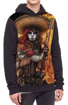 Moletom Com Capuz Caveira Mexicana Skull Ref:100 Moletom Com Capuz Caveira Mexicana Skull Ref:100