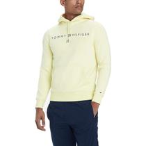 Moletom com capuz com logotipo Tommy Hilfiger para homens - Wax Yellow