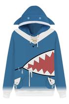 Moletom com capuz CosplayCOS VTuber Gawr Gura Shark