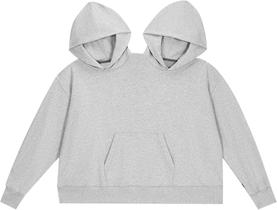 Moletom com capuz Creative Couples Double Grey