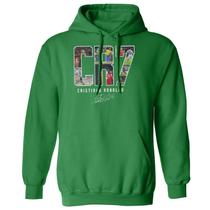 Moletom com Capuz Cup & Branch Tributo a Ronaldo Verde M