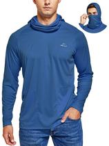 Moletom com capuz de proteção solar Willit para homens UPF 50+ Ocean Blue XXL Moletom com capuz de proteção solar Willit para homens UPF 50+ Ocean Blue XXL