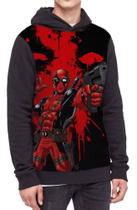 Moletom Com Capuz Deadpool Full Print Ref:25