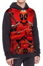 Moletom Com Capuz Deadpool Full Print Ref:27