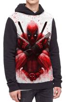 Moletom Com Capuz Deadpool Ref:418 Moletom Com Capuz Deadpool Ref:418