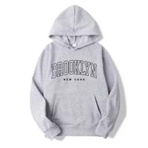 Moletom Com Capuz E Bolso Brooklin Unissex