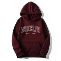 Moletom Com Capuz E Bolso Brooklin Unissex Moletom Com Capuz E Bolso Brooklin Unissex