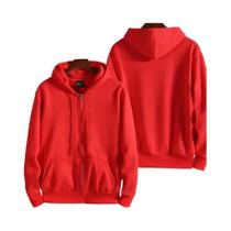 Moletom Com Capuz E Zíper De Manga Longa Para Mulheres E Homens, Casual, Outono/Inverno, Roupas