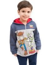 Moletom com Capuz e Zíper Toy Story - Infantil, Azul Marinho (4T)