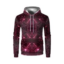 Moletom com capuz eletrônico 3D masculino, pulôver casual engraçado, Hip Hop, diabo moda, 2023